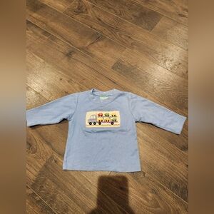 Velani Classics smocked cars shirt